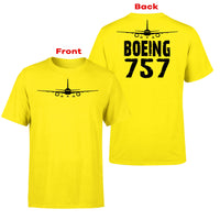 Thumbnail for Boeing 757 & Plane Designed Double-Side T-Shirts