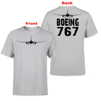 Thumbnail for Boeing 767 & Plane Designed Double-Side T-Shirts