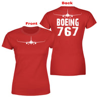 Thumbnail for Boeing 767 & Plane Designed Double-Side T-Shirts