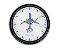 Thumbnail for Boeing 767 Printed Wall Clocks Aviation Shop 
