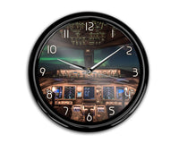 Thumbnail for Boeing 777 Cockpit Printed Wall Clocks Aviation Shop 