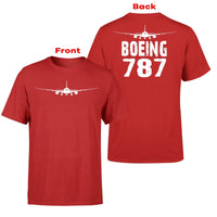 Thumbnail for Boeing 787 & Plane Designed Double-Side T-Shirts