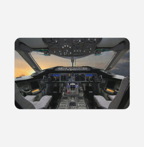 Boeing 787 Cockpit Printed Door & Bath Mats Pilot Eyes Store Floor Mat 50x80cm 