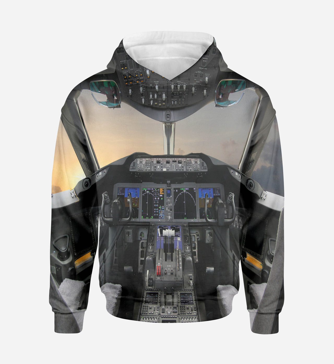 Boeing 787 Cockpit Printed 3D Hoodies