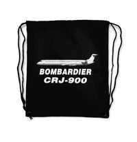 Thumbnail for Bombardier CRJ-900 Designed Drawstring Bags