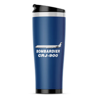 Thumbnail for The Bombardier CRJ-900 Designed Stainless Steel Travel Mugs