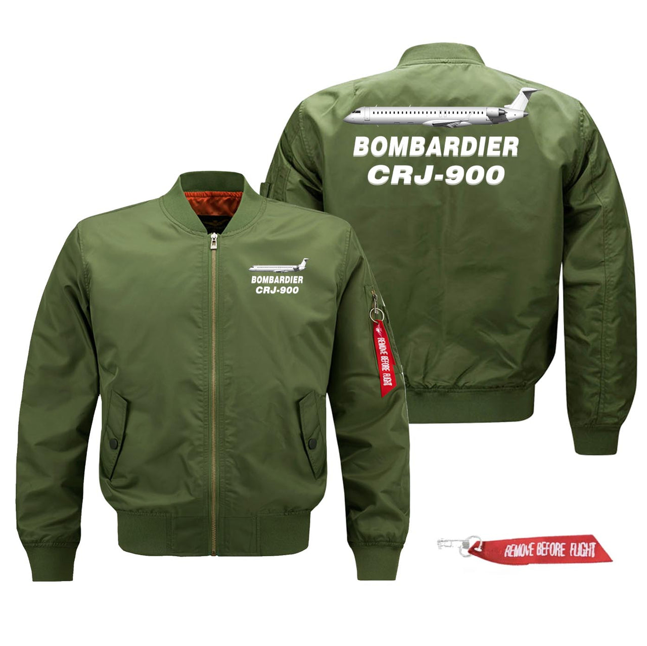 The Bombardier CRJ-900 Designed Pilot Jackets (Customizable)