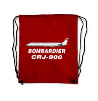 Thumbnail for Bombardier CRJ-900 Designed Drawstring Bags