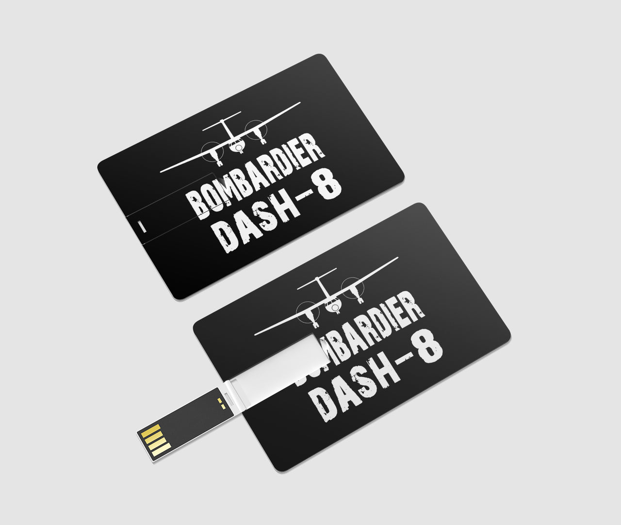 Bombardier Dash-8 & Plane Designed USB Cards