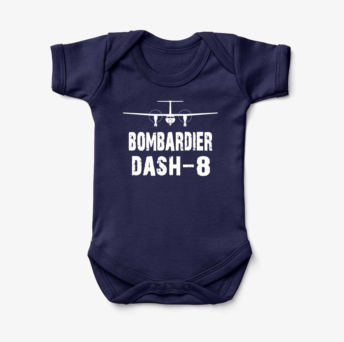Bombardier Dash-8 & Plane Designed Baby Bodysuits