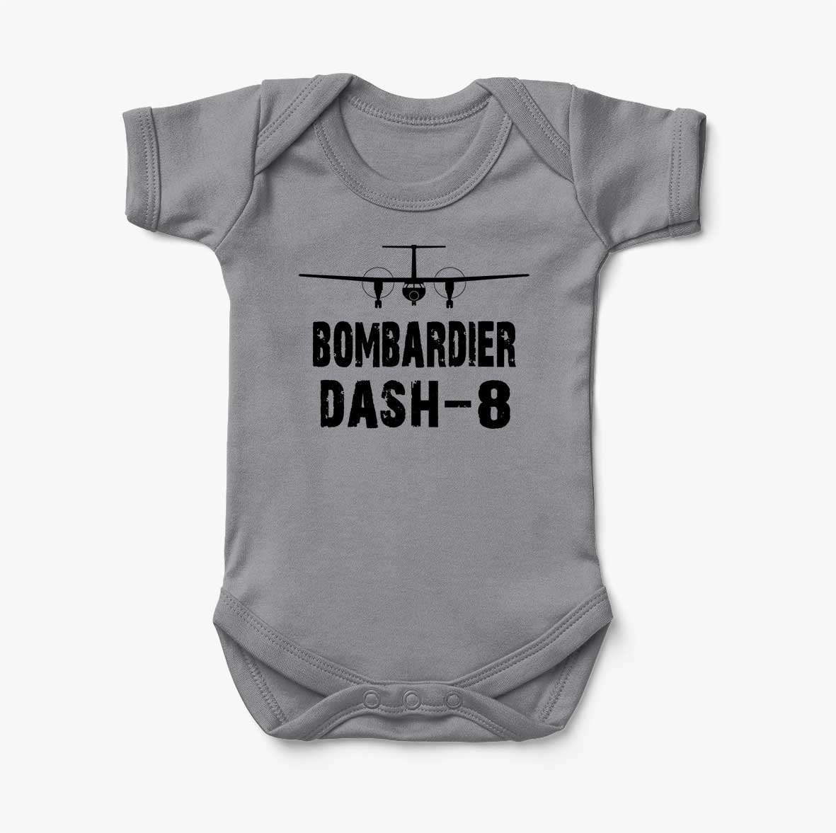 Bombardier Dash-8 & Plane Designed Baby Bodysuits