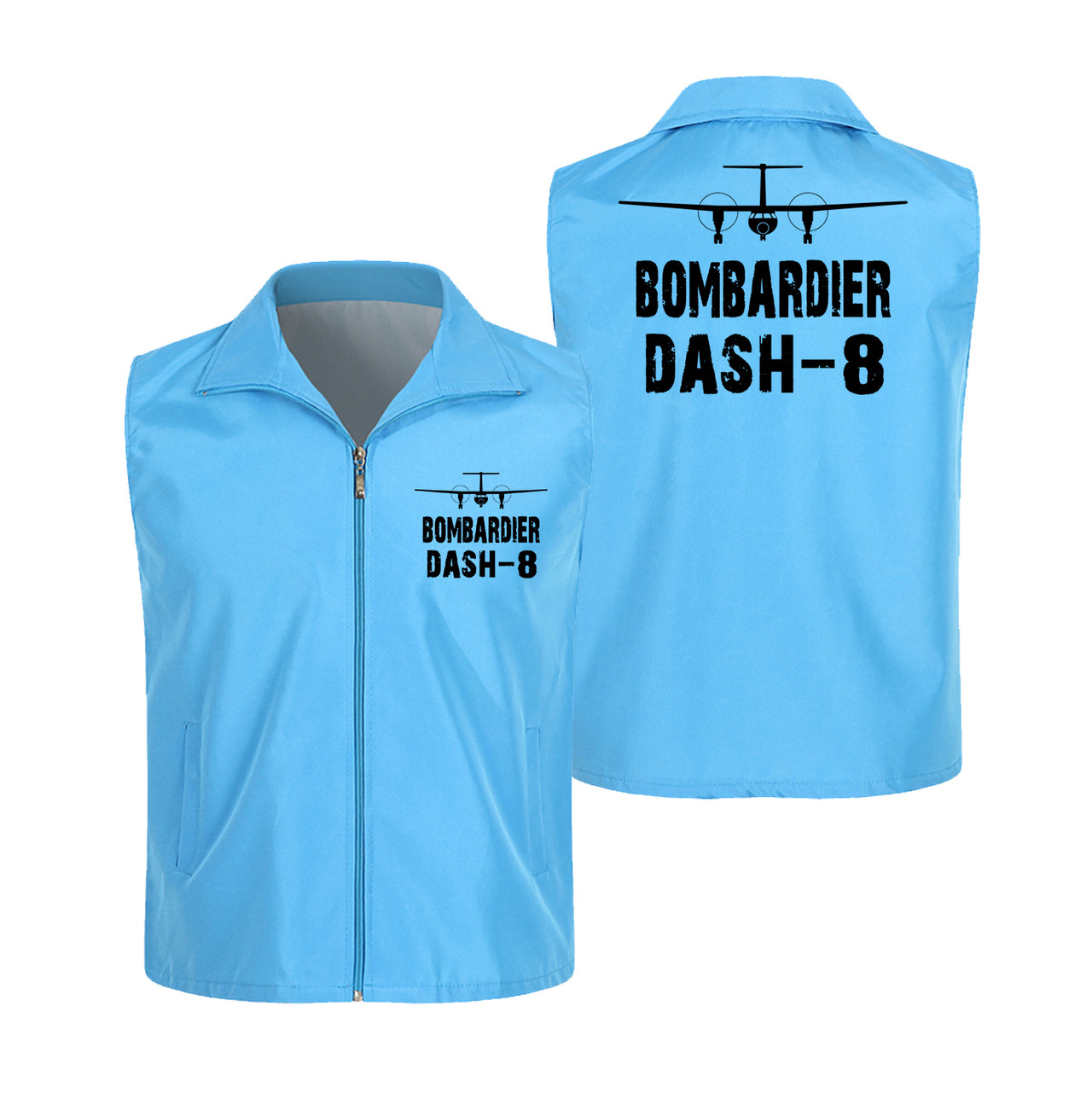Bombardier Dash-8 & Plane Designed Thin Style Vests