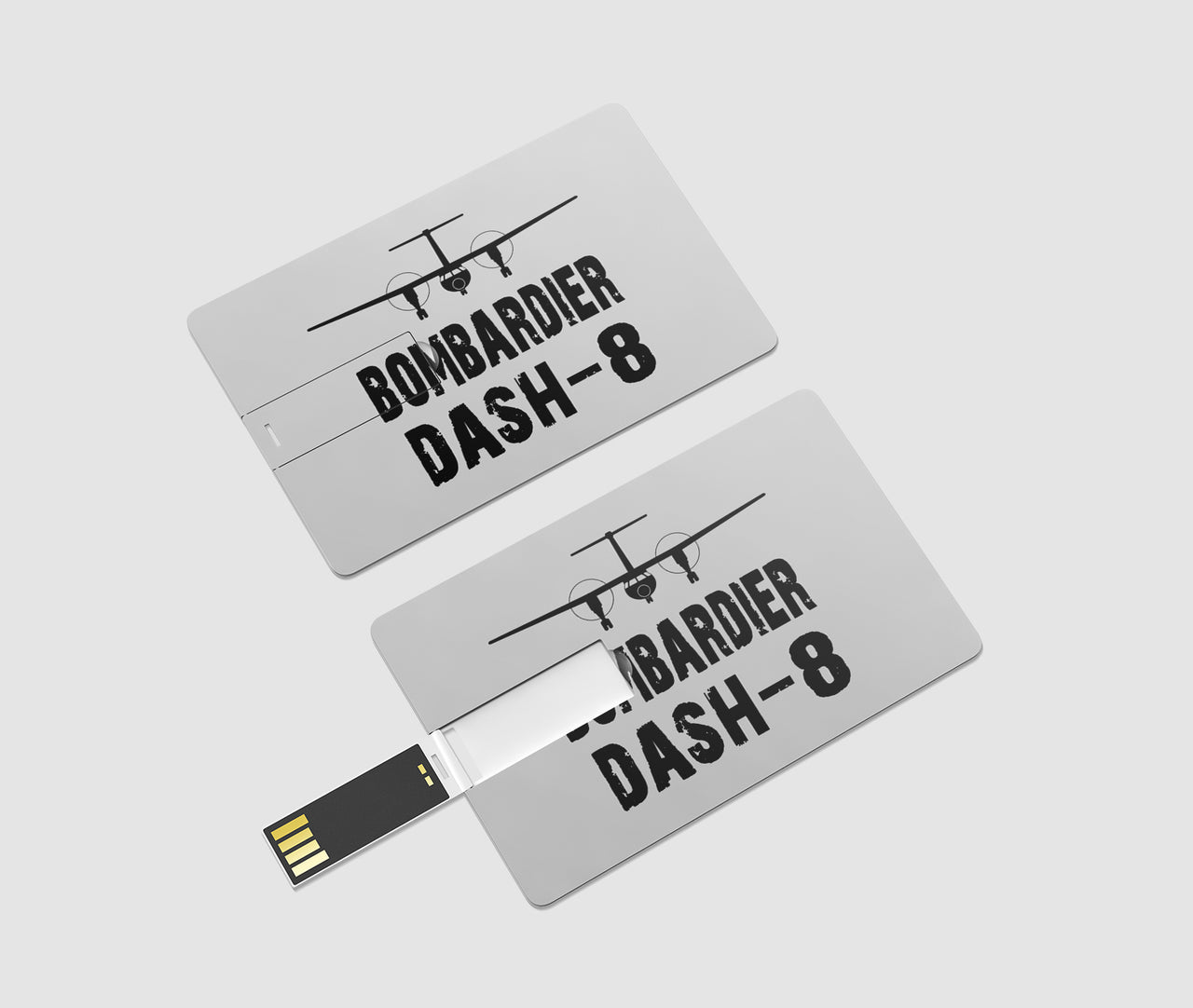 Bombardier Dash-8 & Plane Designed USB Cards