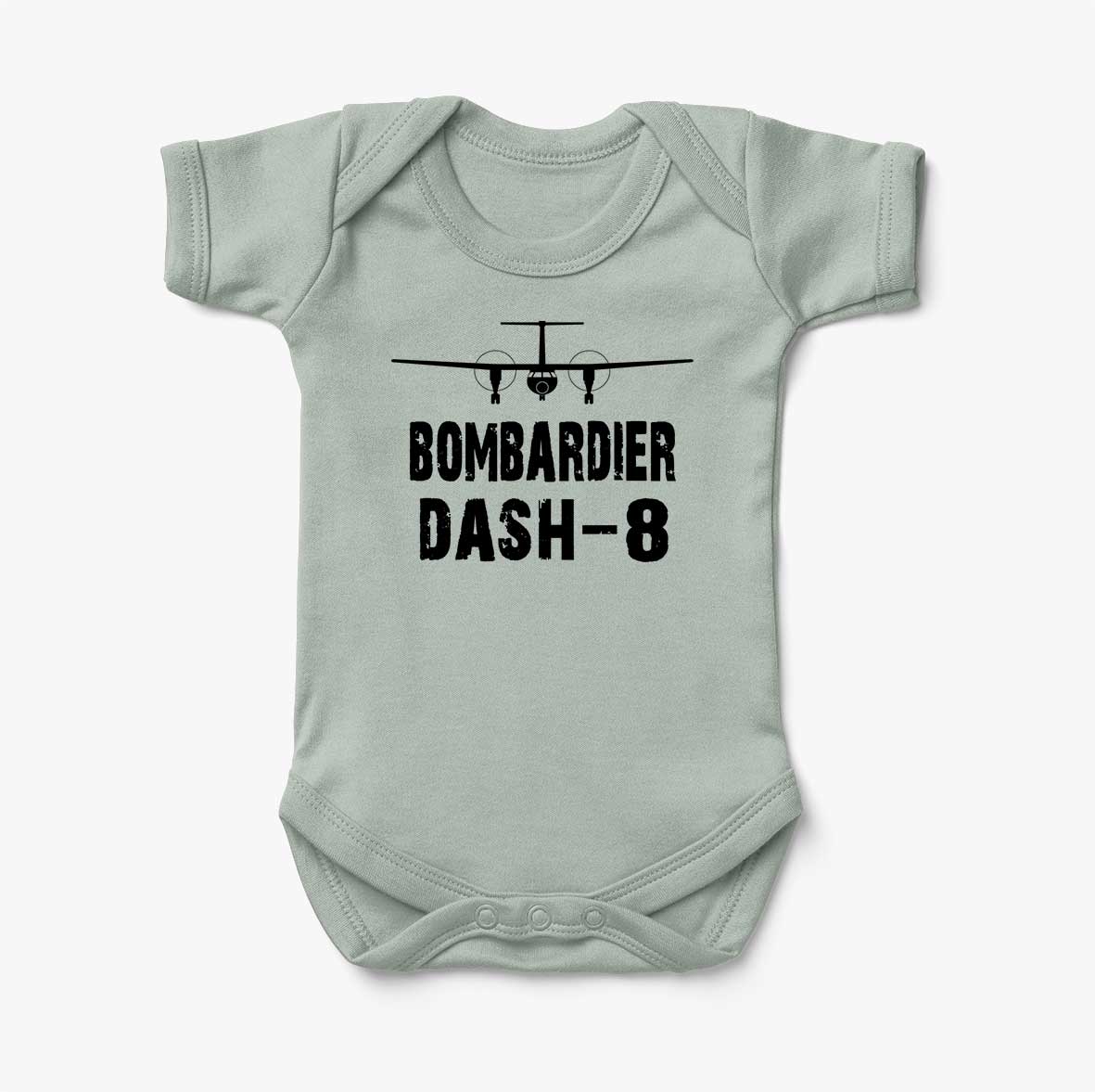 Bombardier Dash-8 & Plane Designed Baby Bodysuits