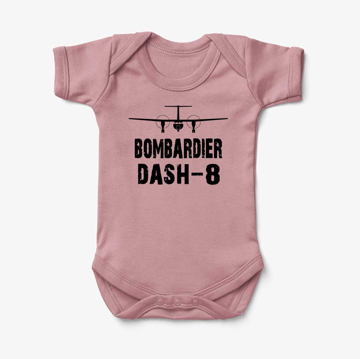 Bombardier Dash-8 & Plane Designed Baby Bodysuits