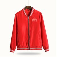 Thumbnail for Bombardier Dash-8 & Plane Designed Thin Spring Jackets