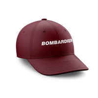 Thumbnail for Bombardier & Text Designed Embroidered Hats