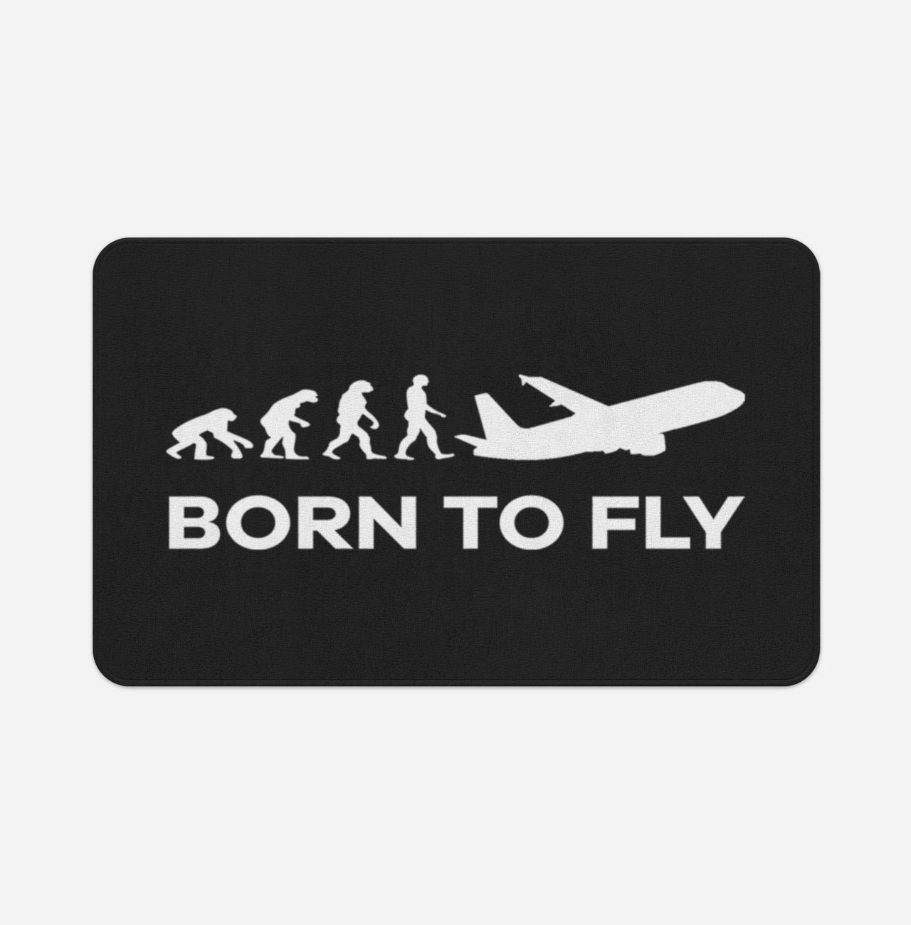 Born To Fly Designed Bath Mats