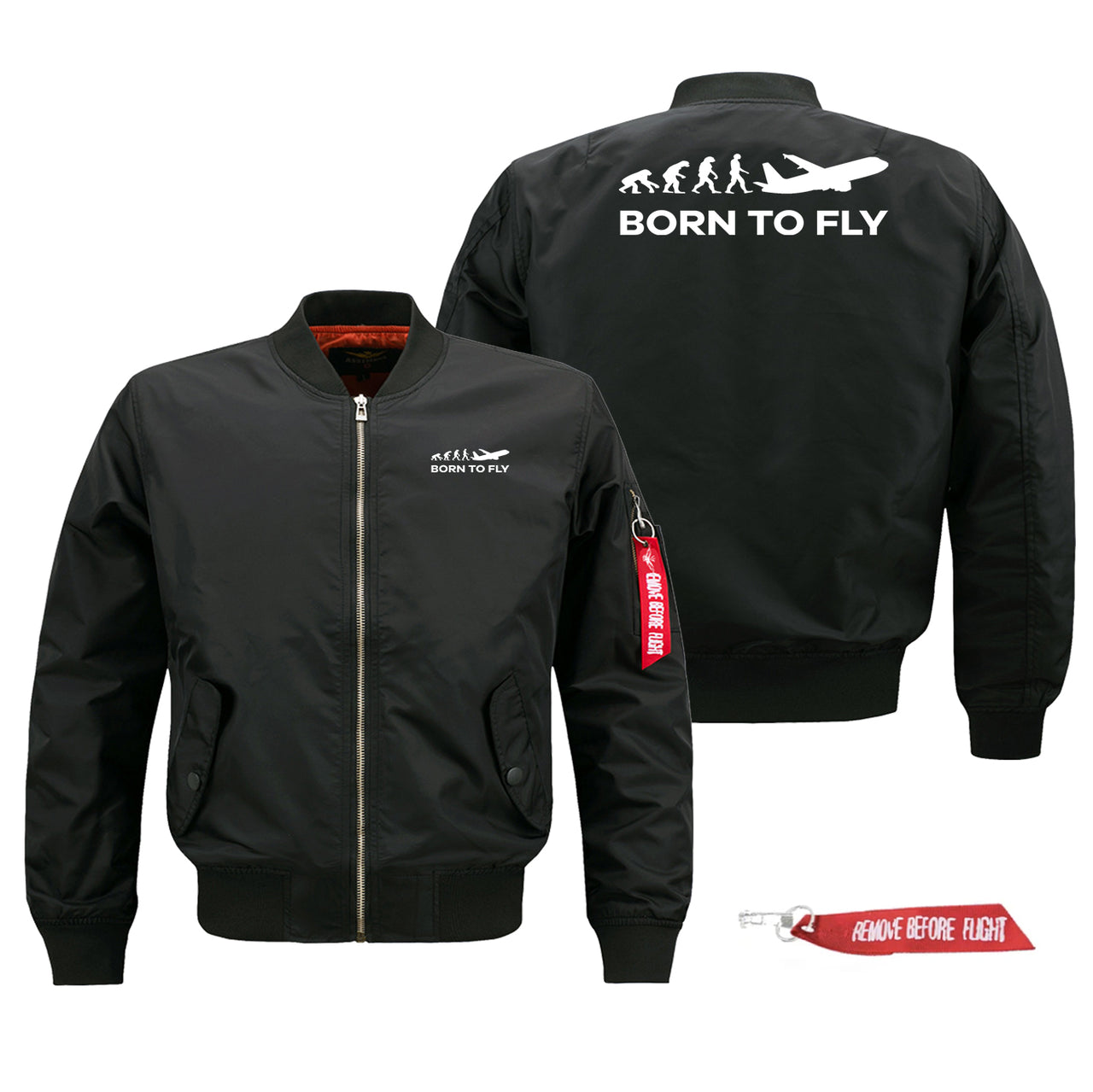 Born To Fly Designed Pilot Jackets (Customizable)