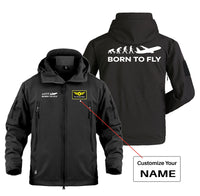 Thumbnail for Born To Fly Designed Military Jackets (Customizable)