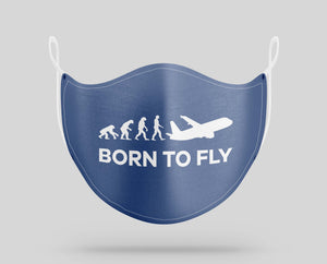 Born To Fly Designed Face Masks