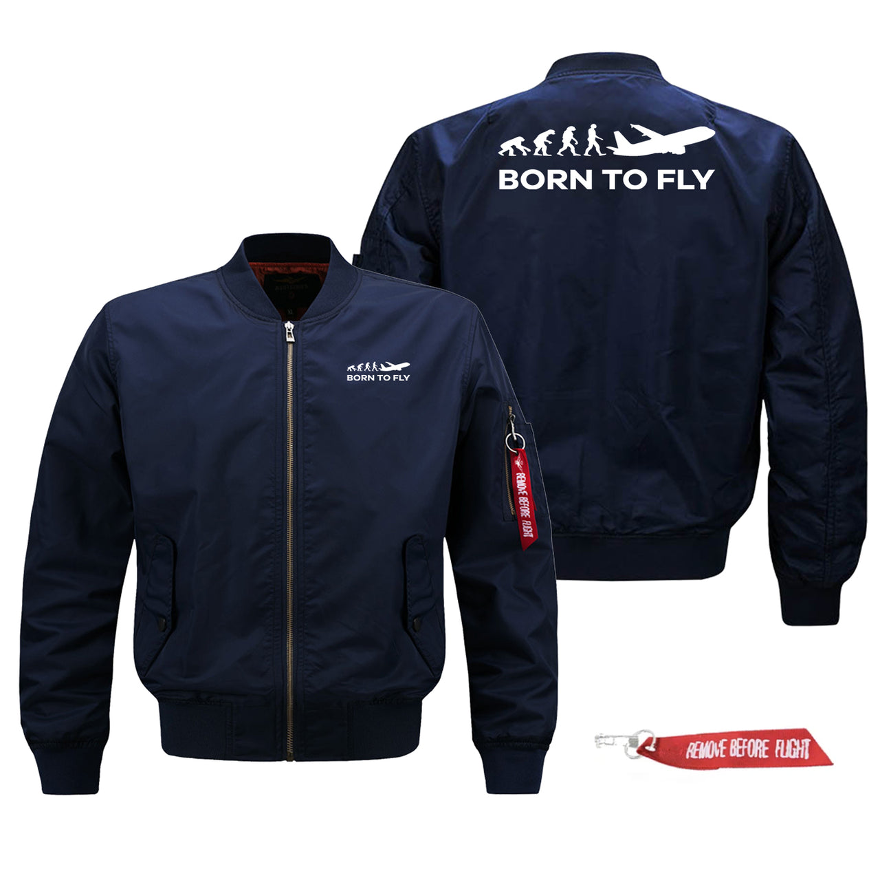 Born To Fly Designed Pilot Jackets (Customizable)
