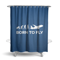 Thumbnail for Born To Fly Designed Shower Curtains