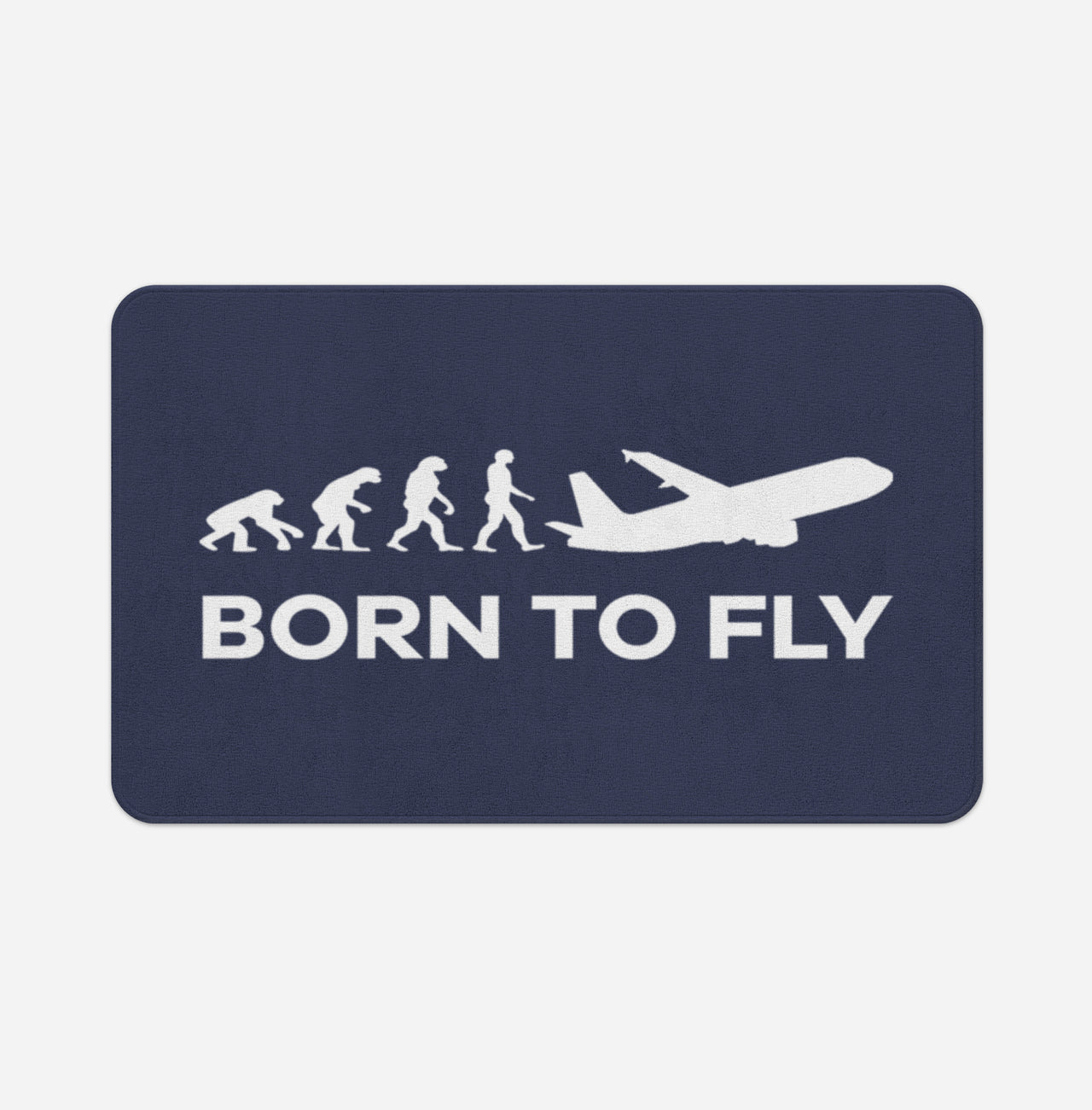 Born To Fly Designed Bath Mats