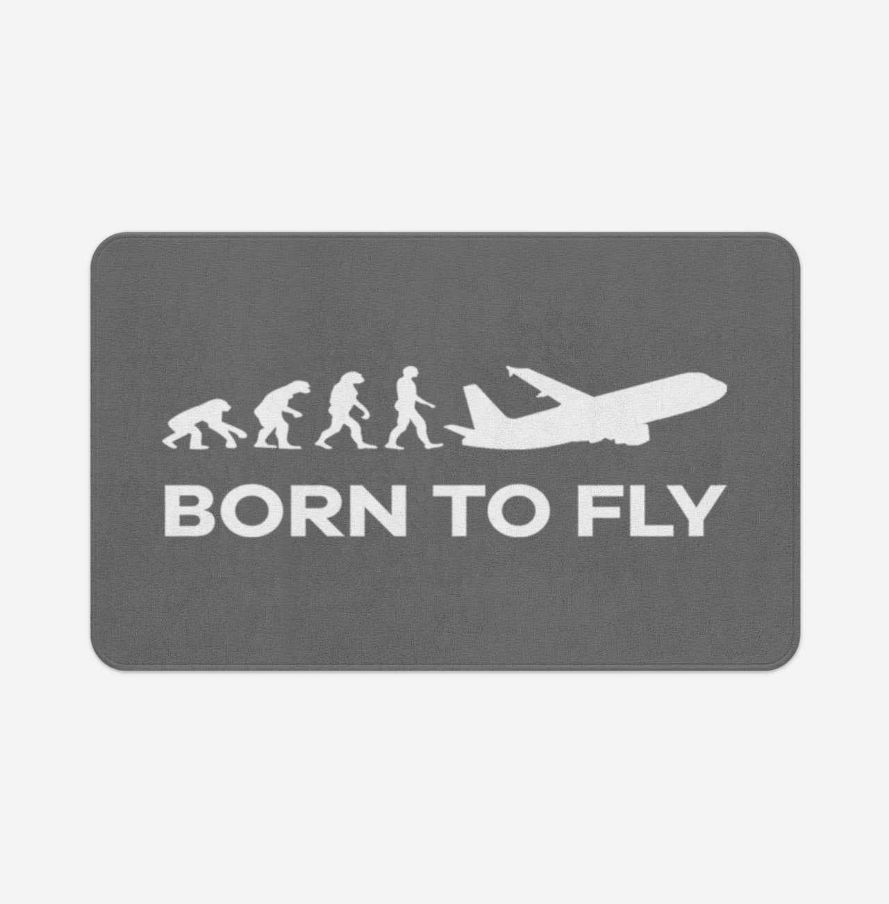 Born To Fly Designed Bath Mats