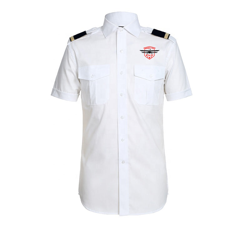 Born To Fly Designed Designed Pilot Shirts