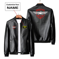 Thumbnail for Born To Fly Designed Designed PU Leather Jackets