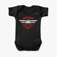 Thumbnail for Special Born To Fly Designed Baby Bodysuits