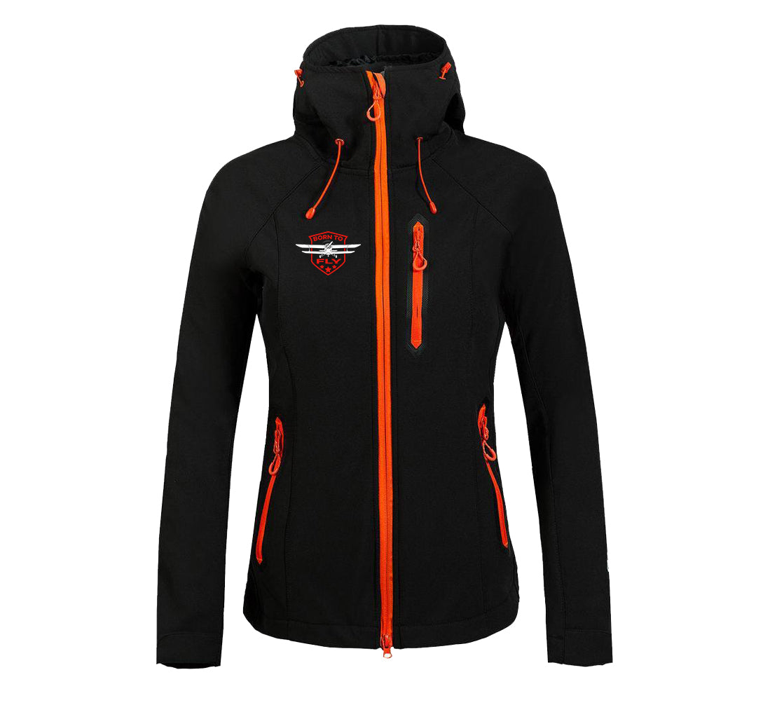 Born To Fly Designed Designed "Women" Polar Jackets