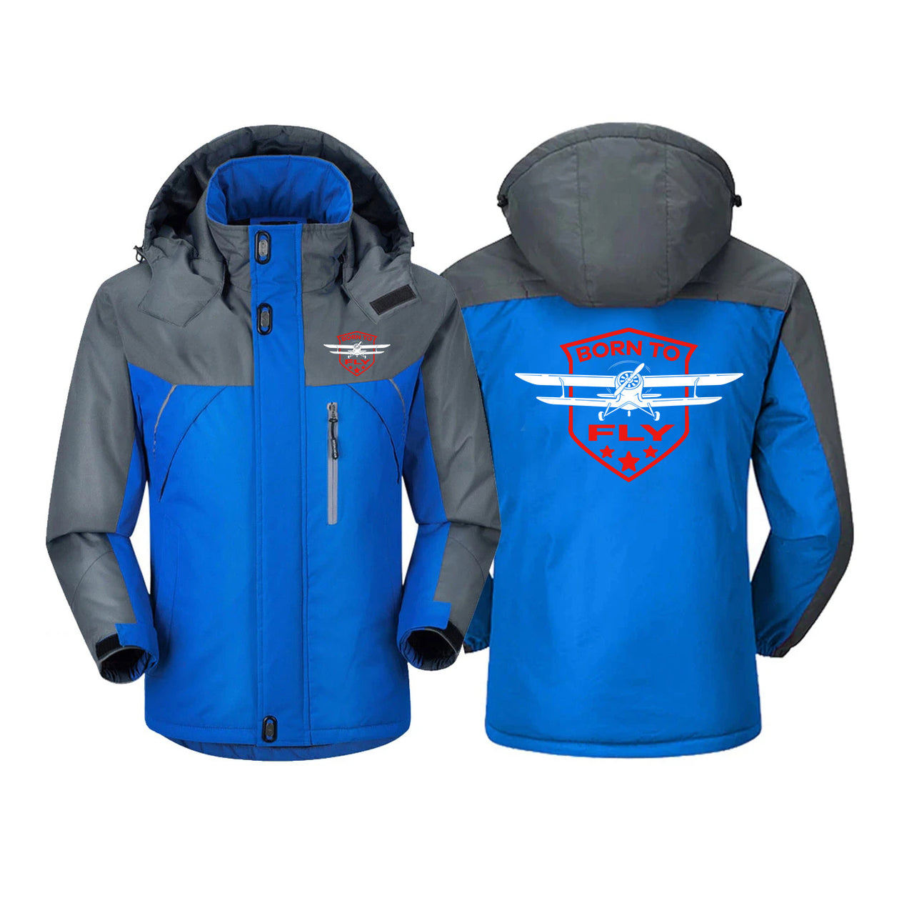 Born To Fly Designed Designed Thick Winter Jackets