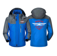 Thumbnail for Born To Fly Designed Designed Thick Winter Jackets