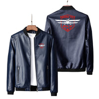 Thumbnail for Born To Fly Designed Designed PU Leather Jackets