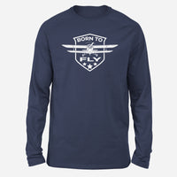 Thumbnail for Born To Fly Designed Long-Sleeve T-Shirts