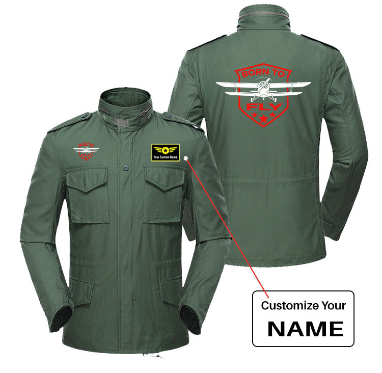 Born To Fly Designed Designed Military Coats