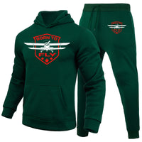 Thumbnail for Born To Fly Designed Designed Hoodies & Sweatpants Set