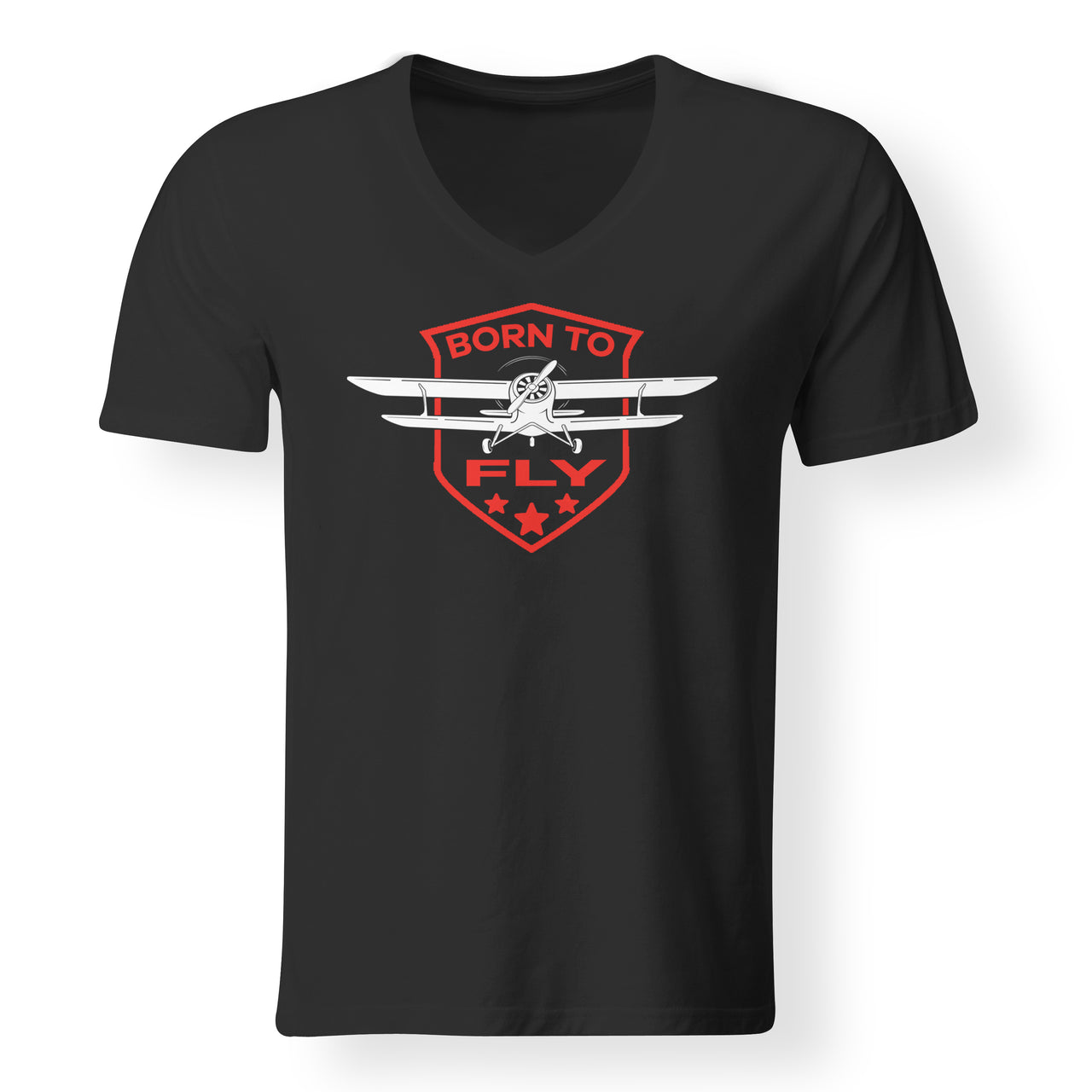 Born To Fly  Designed V-Neck T-Shirts