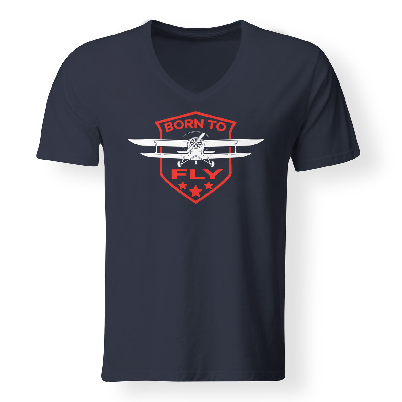 Born To Fly  Designed V-Neck T-Shirts