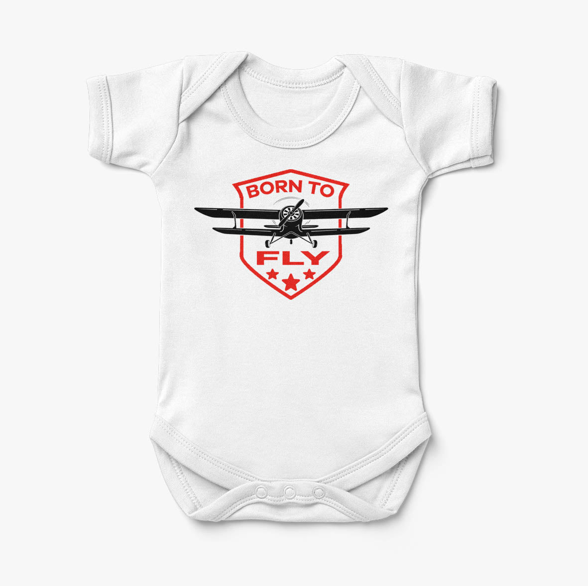 Special Born To Fly Designed Baby Bodysuits