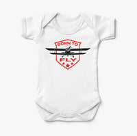 Thumbnail for Special Born To Fly Designed Baby Bodysuits