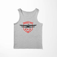 Thumbnail for Born To Fly Designed Tank Tops