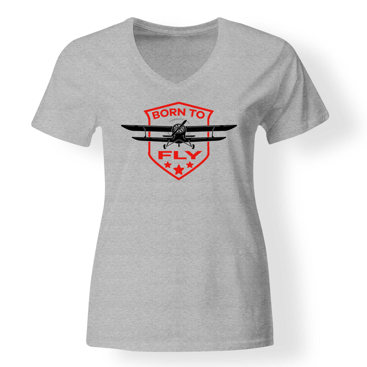 Born To Fly  Designed V-Neck T-Shirts