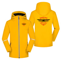 Thumbnail for Born To Fly Designed Designed Rain Coats & Jackets