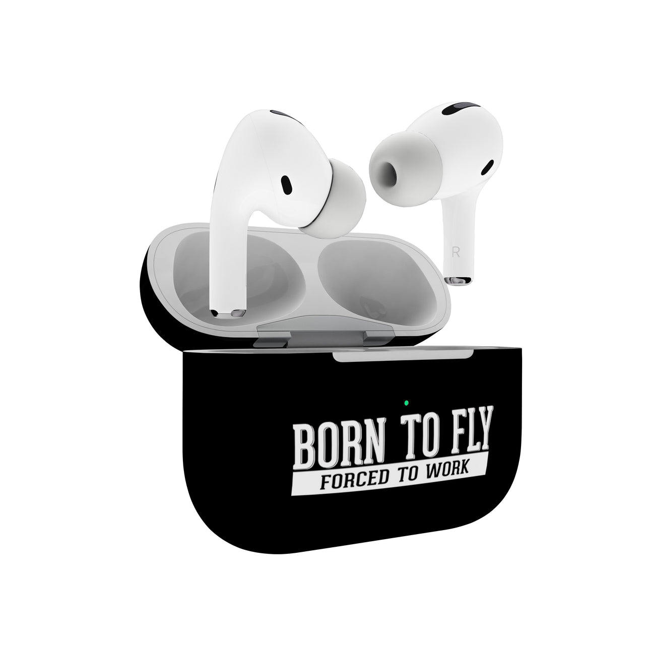 Born To Fly Forced To Work Designed AirPods "Pro" Cases