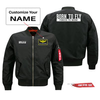 Thumbnail for Born To Fly Forced To Work Designed Pilot Jackets (Customizable)