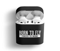 Thumbnail for Born To Fly Forced To Work Designed AirPods  Cases