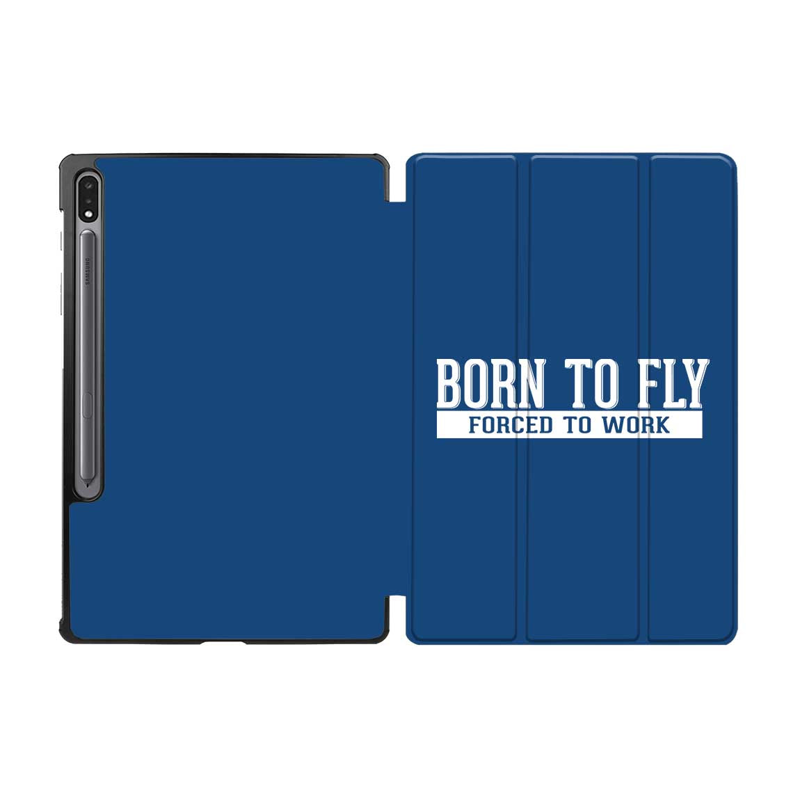 Born To Fly Forced To Work Designed Samsung Tablet Cases